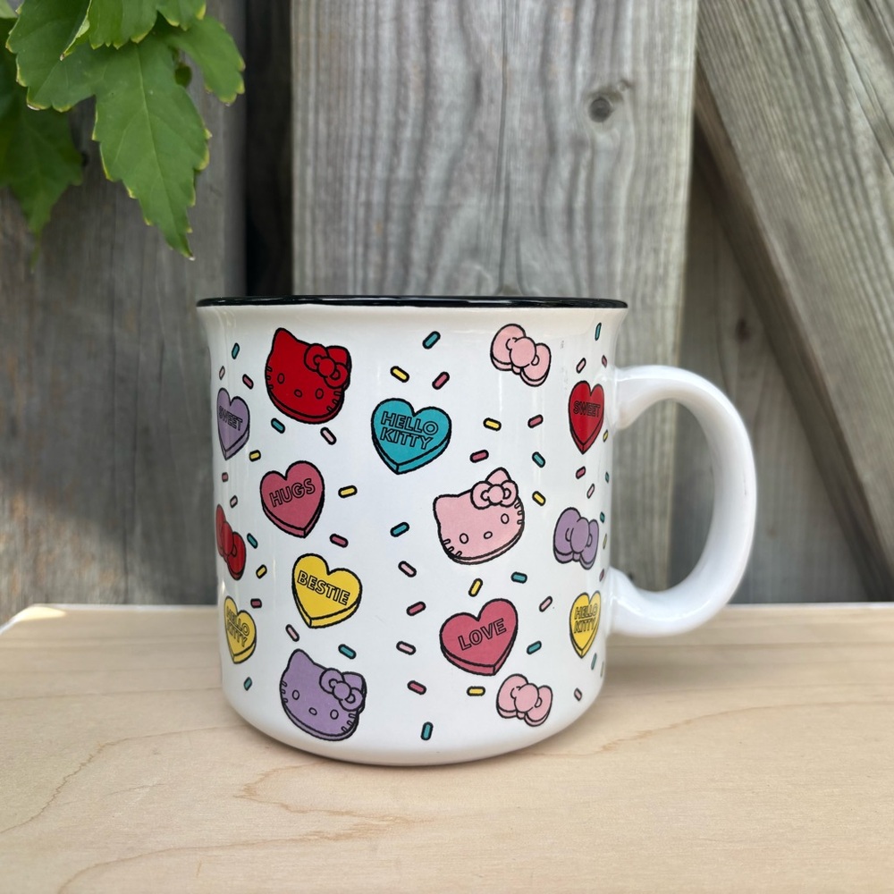Hello Kitty Sanrio Valentines Heart & Bow Mug